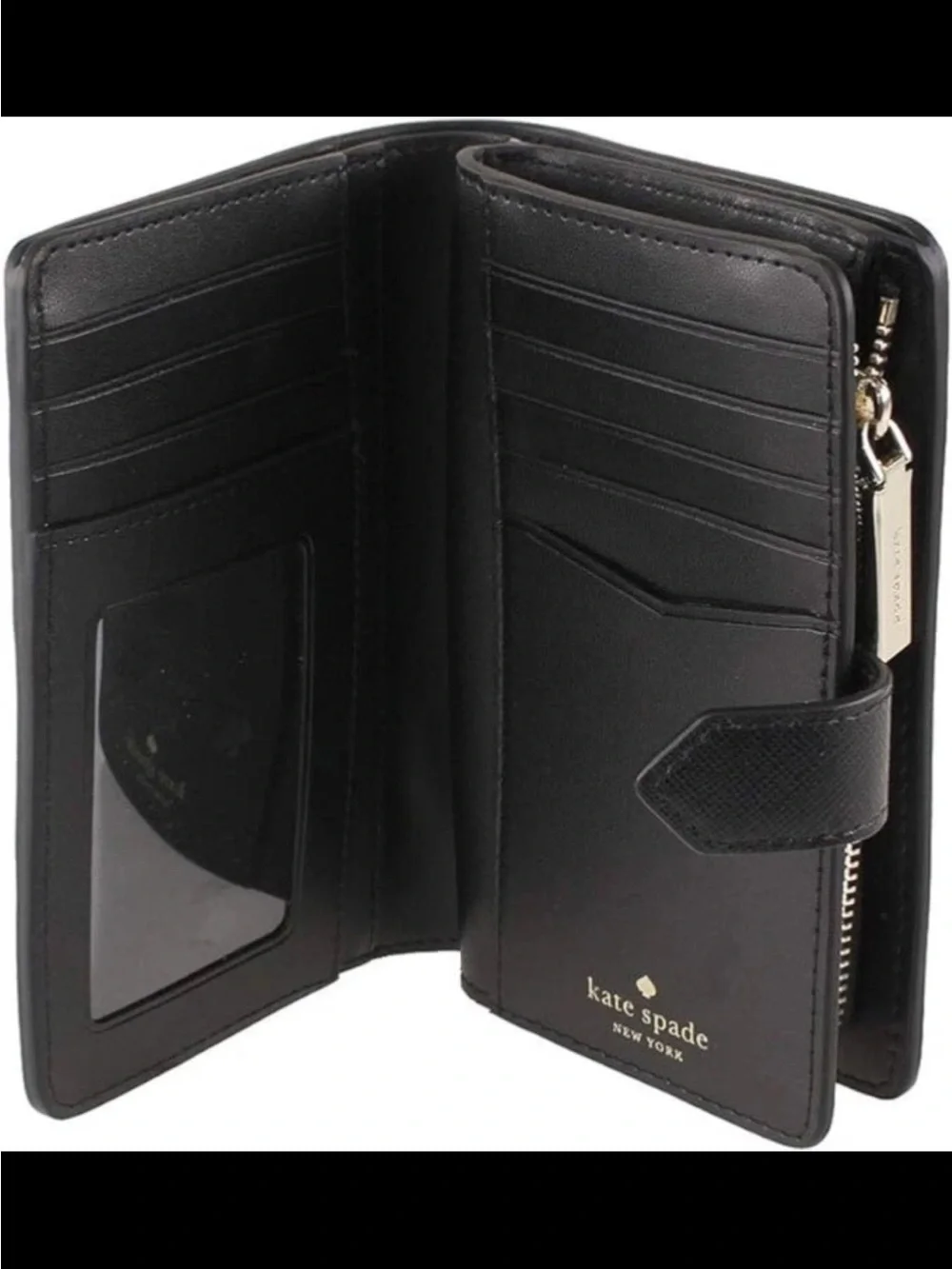 Kate Spade New York Staci Medium Compact Bifold Wallet Warm Beige